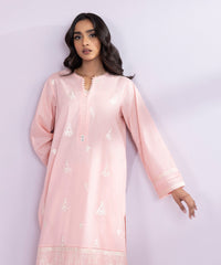 EMBROIDERED LAWN SHIRT PASTEL PINK