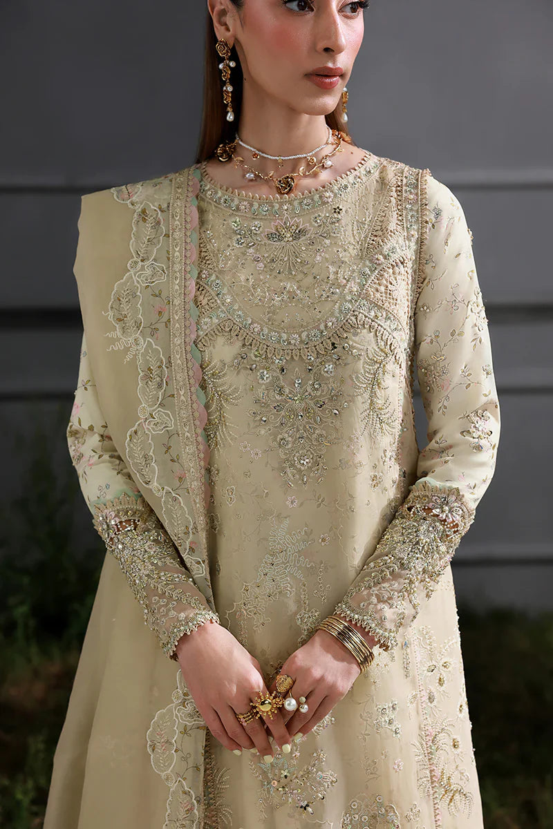 Qalamkar- MF-04 IVORY GRACE