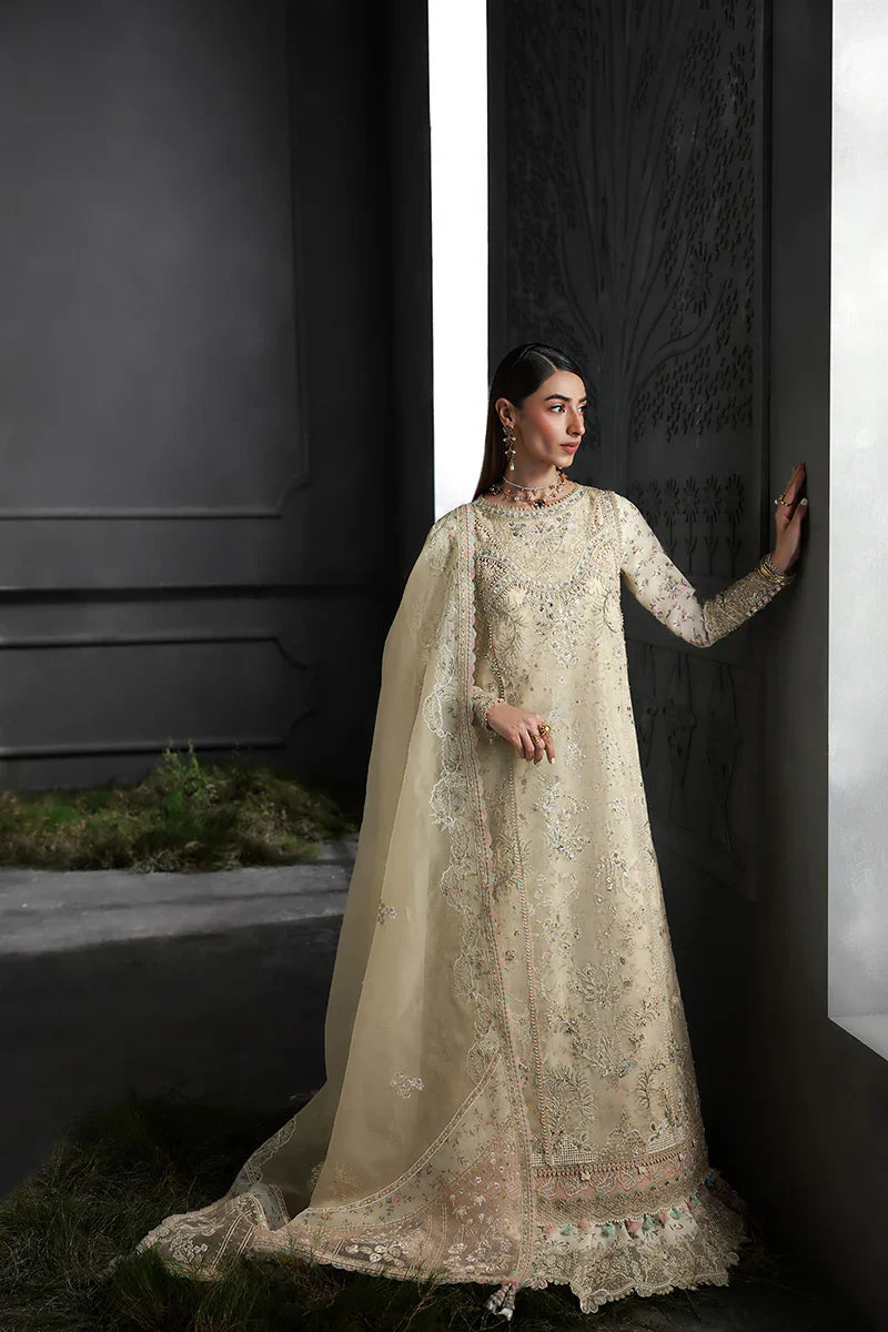 Qalamkar- MF-04 IVORY GRACE