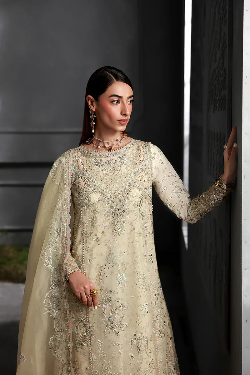 Qalamkar- MF-04 IVORY GRACE