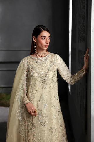 Qalamkar- MF-04 IVORY GRACE