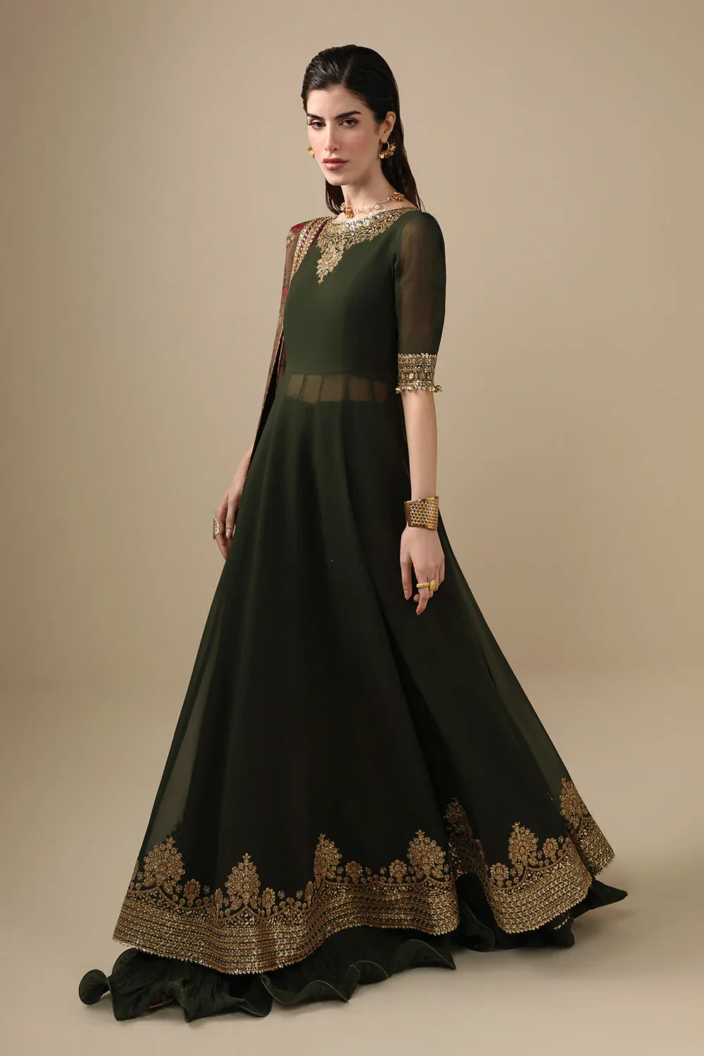 Jazmin - EMBROIDERED CHIFFON UC-3121