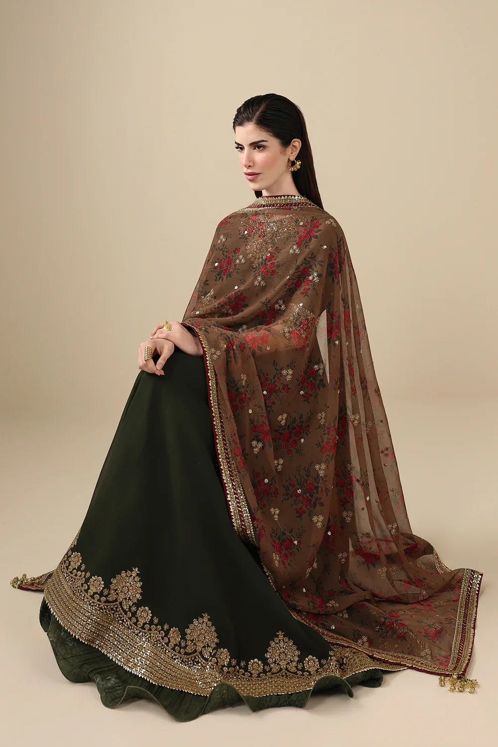 Jazmin - EMBROIDERED CHIFFON UC-3121
