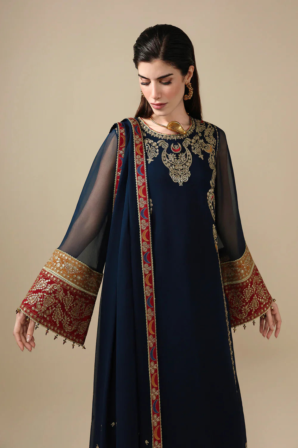 Jazmin - EMBROIDERED CHIFFON UC-3119