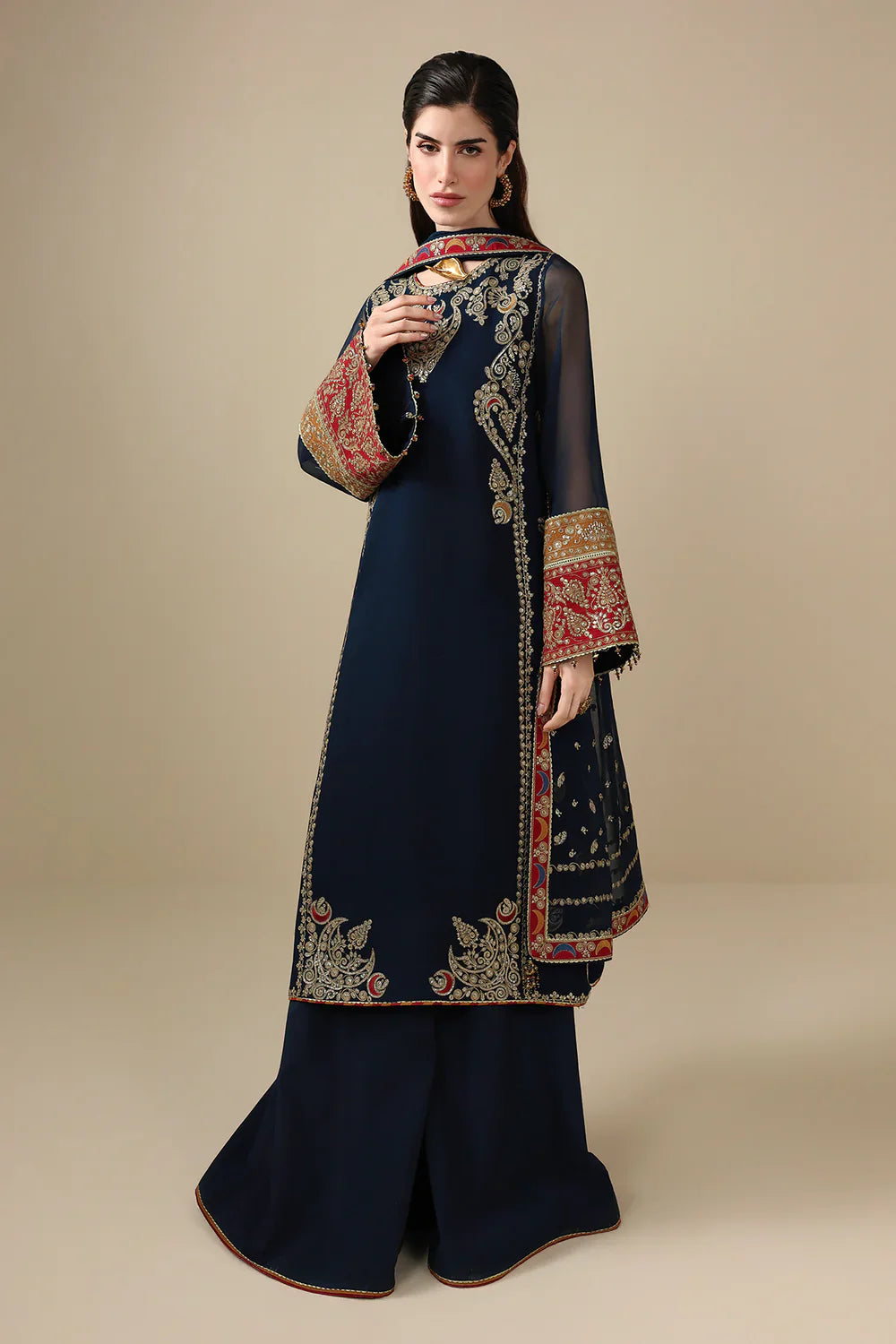 Jazmin - EMBROIDERED CHIFFON UC-3119