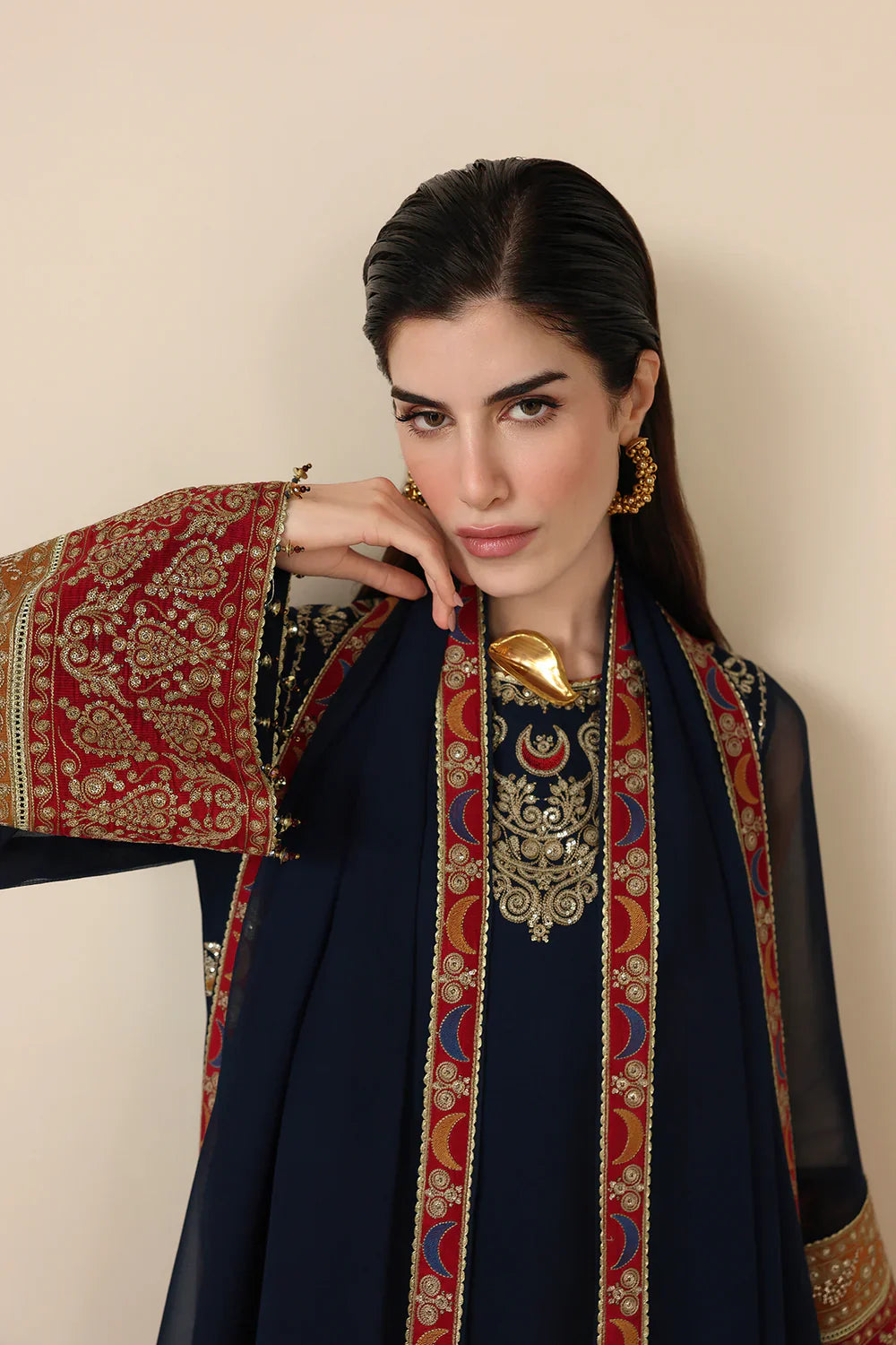 Jazmin - EMBROIDERED CHIFFON UC-3119