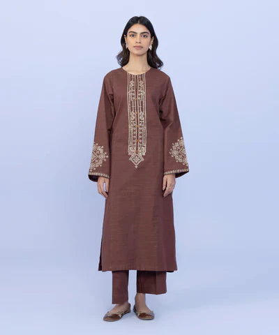 sapphire-2 PIECE - EMBROIDERED KHADDAR SUIT