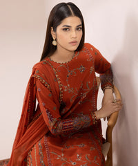 3 PIECE - EMBROIDERED CAMBRIC SUIT-Unstitched-06