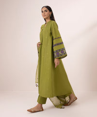 3 PIECE - EMBROIDERED LAWN SUIT-Unstitched-017