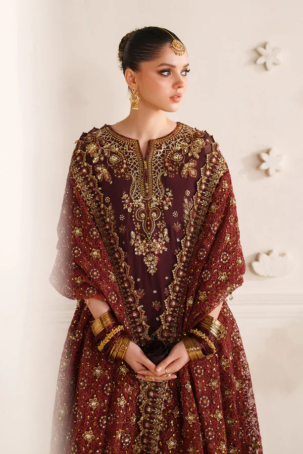 BAROQUE- EMBROIDERED CHIFFON CH14-07