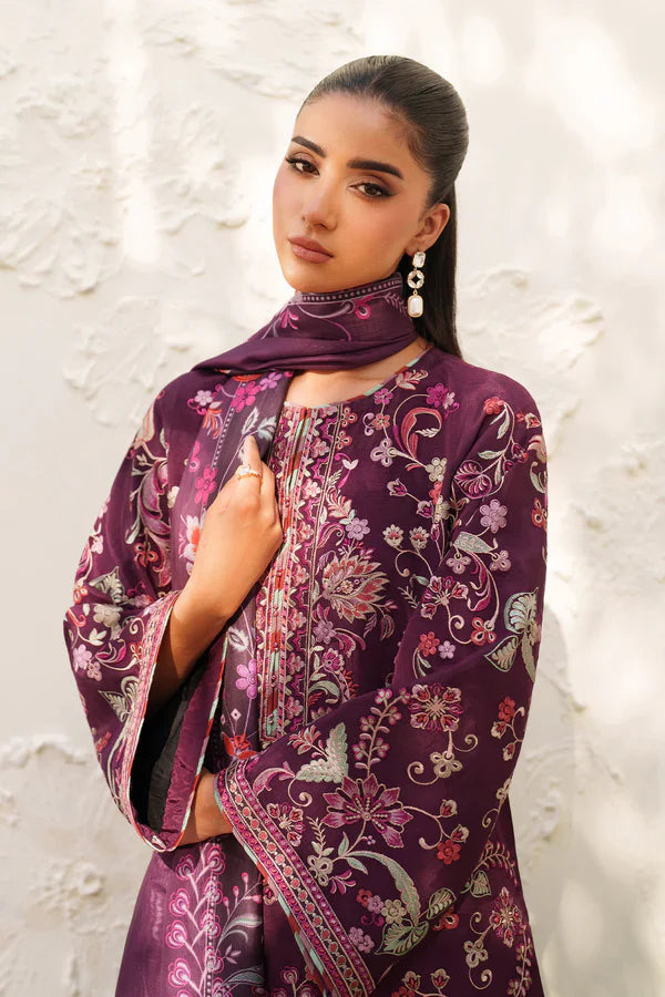 BAROQUE - EMBROIDERED RAW SILK UF-4382