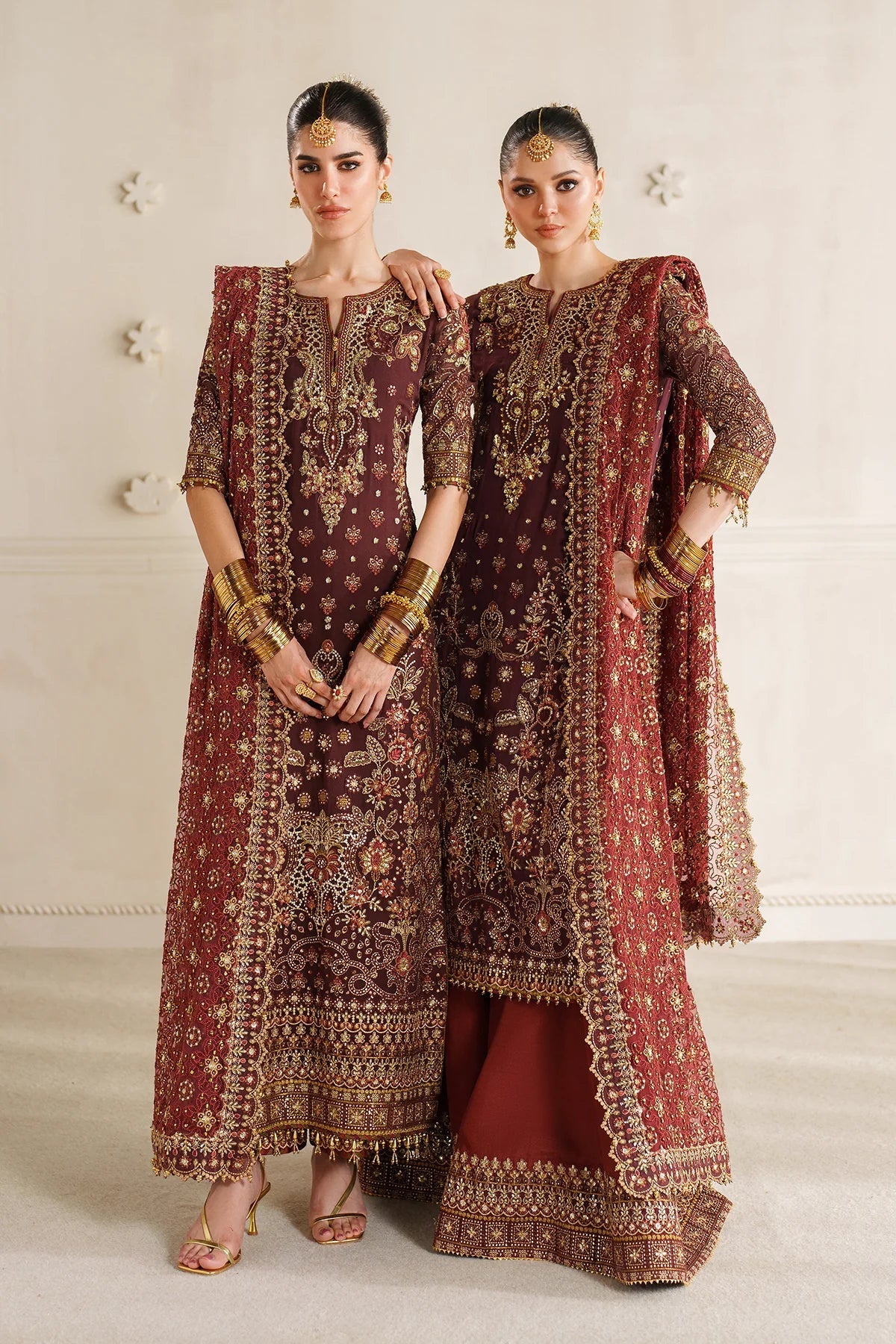 BAROQUE- EMBROIDERED CHIFFON CH14-07