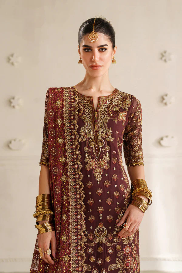 BAROQUE- EMBROIDERED CHIFFON CH14-07