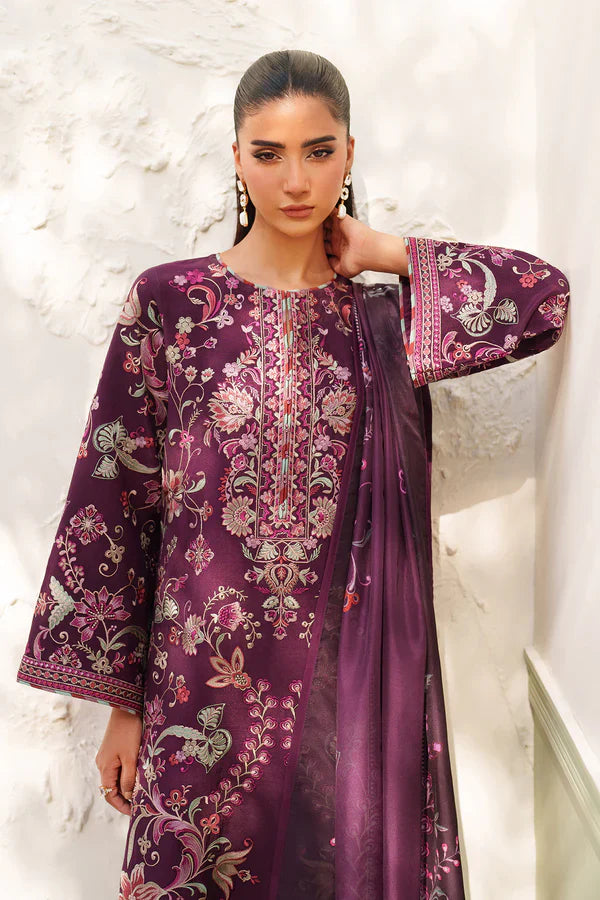 BAROQUE - EMBROIDERED RAW SILK UF-4382