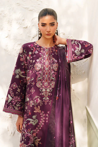 BAROQUE - EMBROIDERED RAW SILK UF-4382
