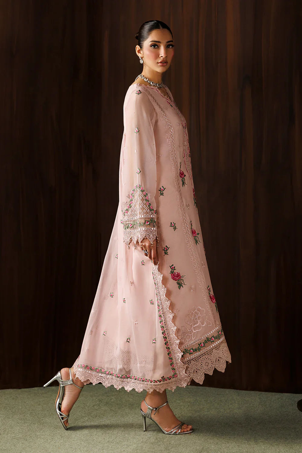 BAROQUE - EMBROIDERED CHIFFON UF-4439