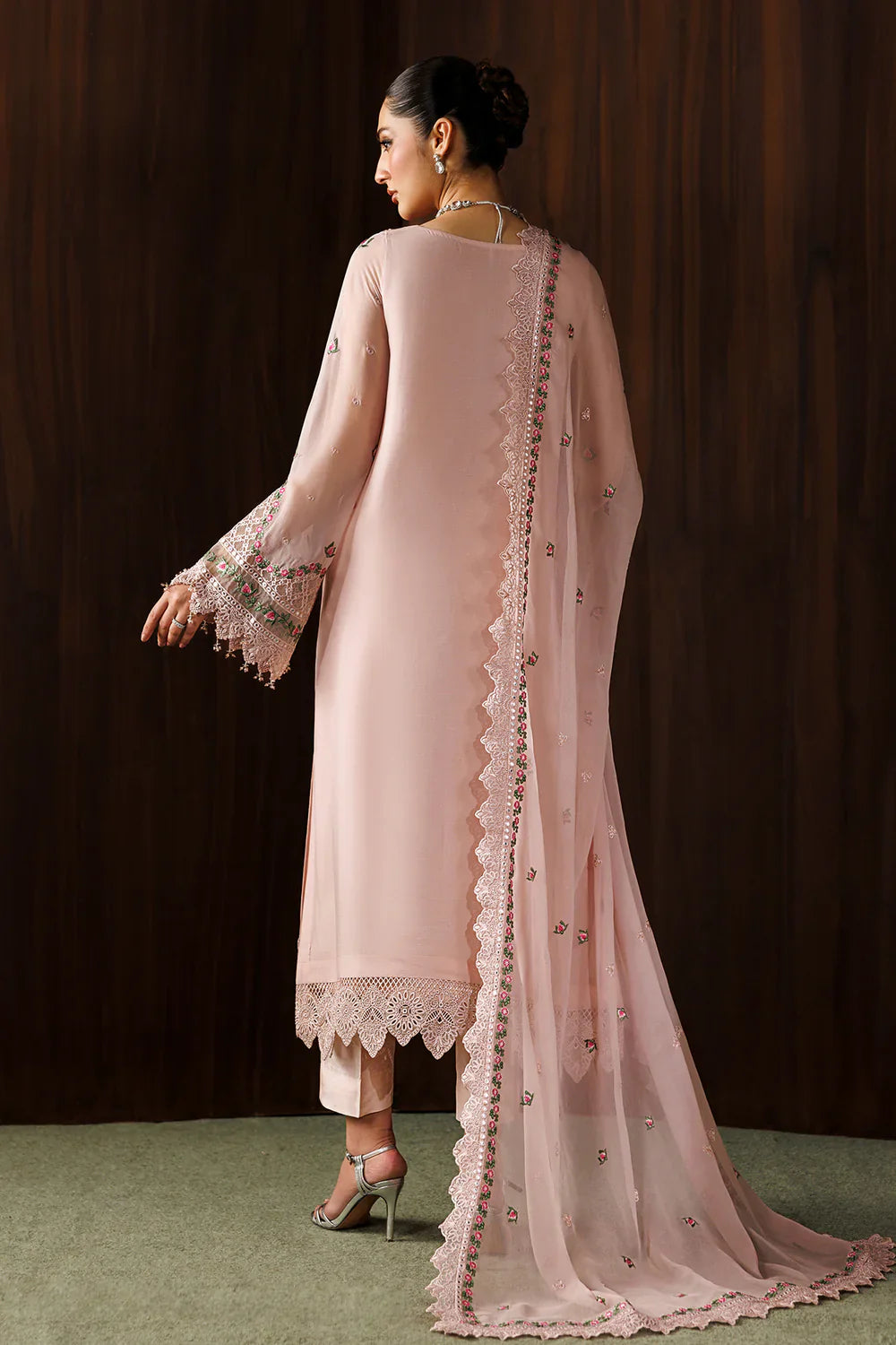 BAROQUE - EMBROIDERED CHIFFON UF-4439