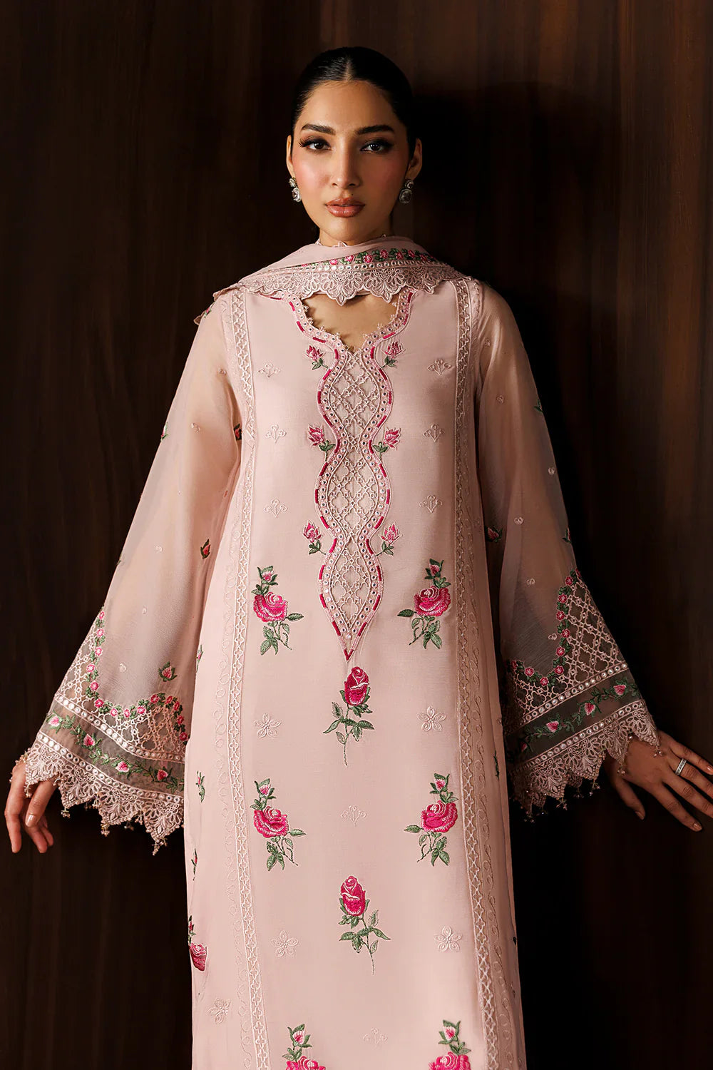 BAROQUE - EMBROIDERED CHIFFON UF-4439