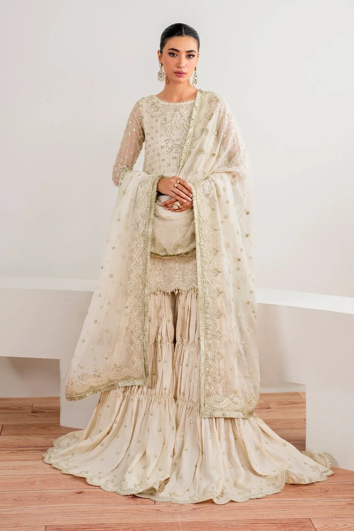 Baroque - EMBROIDERED CHIFFON SF-687