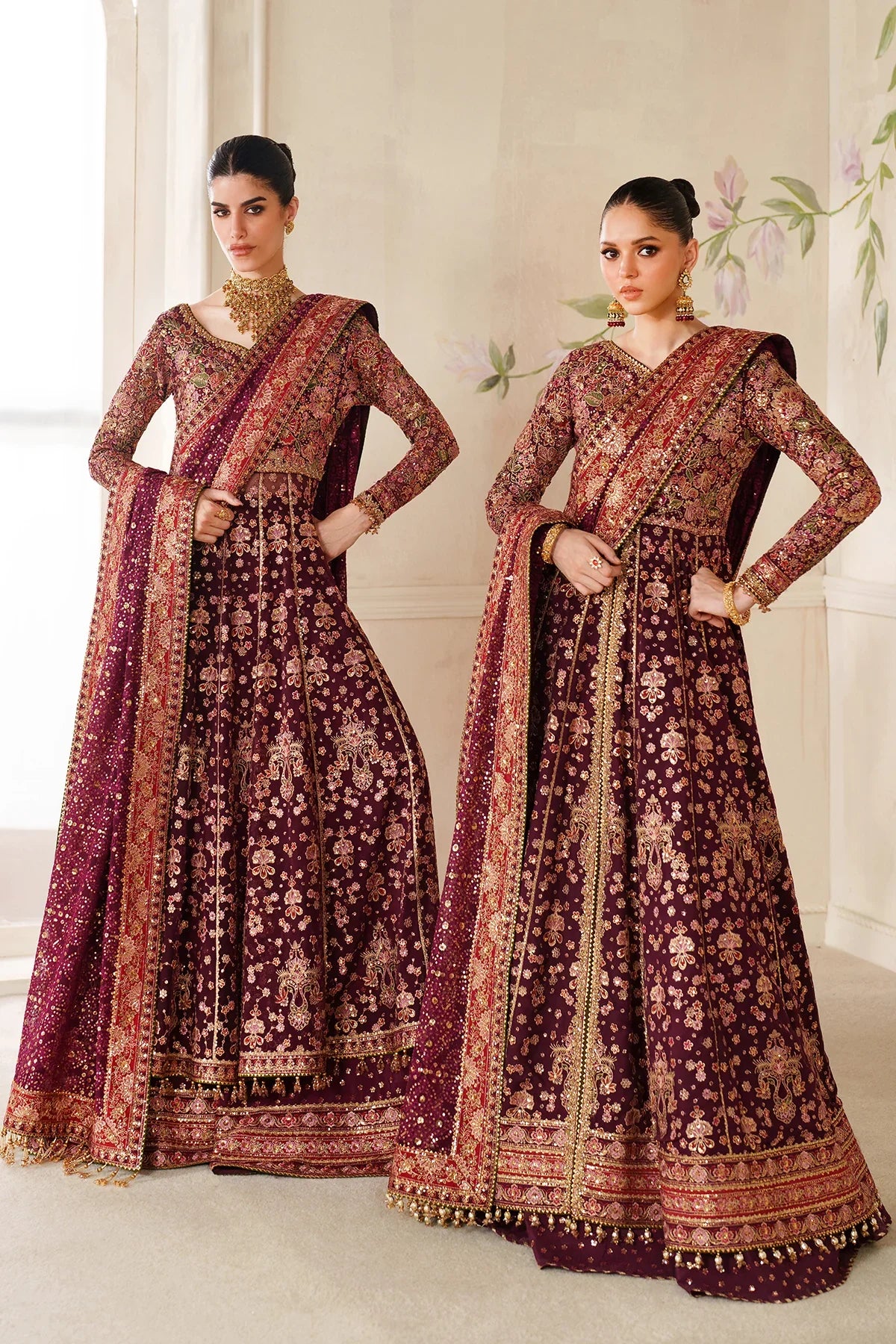 BAROQUE- EMBROIDERED CHIFFON CH14-05