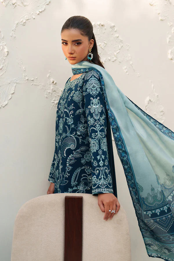 BAROQUE - EMBROIDERED RAW SILK UF-4384