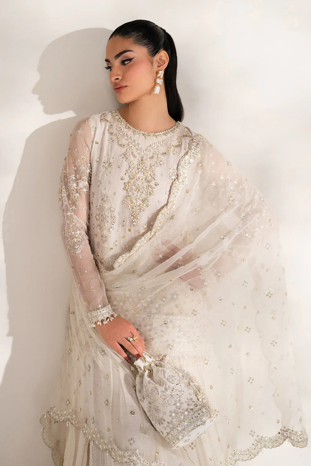 BAROQUE - EMBROIDERED CHIFFON UF-4140