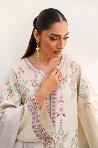 BAROQUE - EMBROIDERED RAW SILK UF-4385