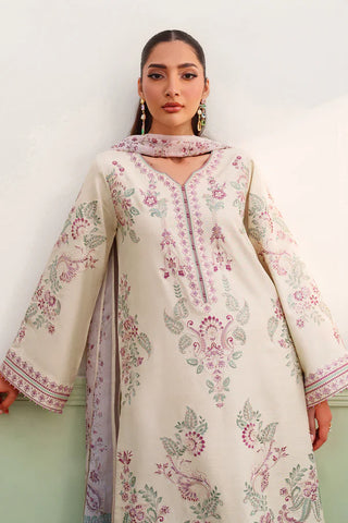 BAROQUE - EMBROIDERED RAW SILK UF-4385
