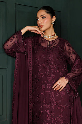 BAROQUE - EMBROIDERED CHIFFON UF-4436