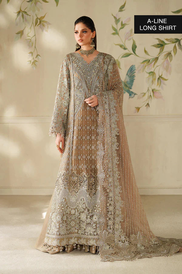 BAROQUE- EMBROIDERED CHIFFON CH14-08