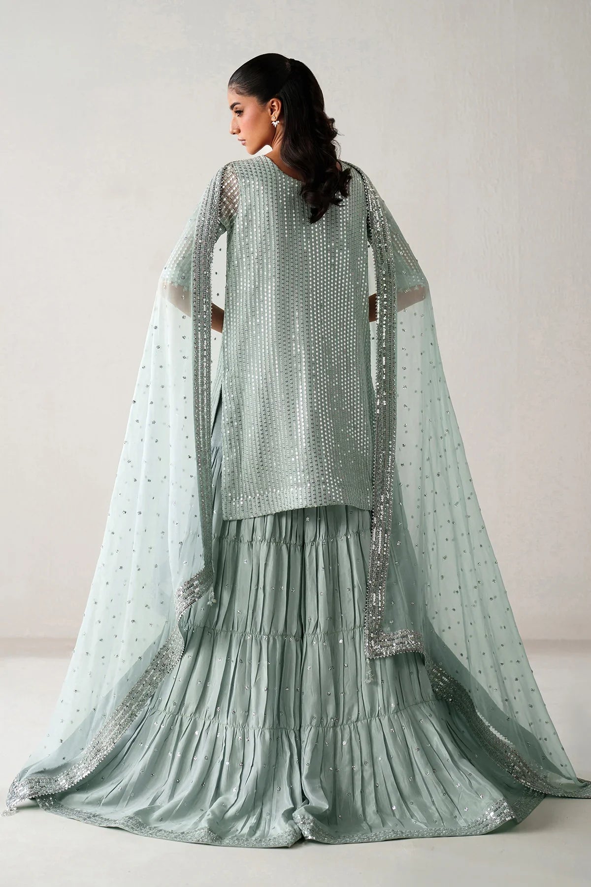 BAROQUE - EMBROIDERED CHIFFON UF-4389