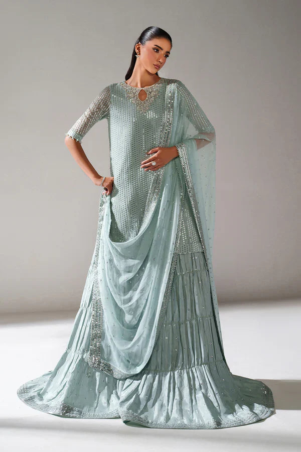 BAROQUE - EMBROIDERED CHIFFON UF-4389