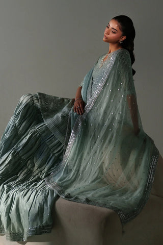 BAROQUE - EMBROIDERED CHIFFON UF-4389