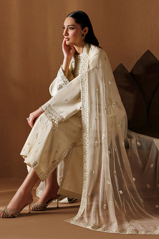 BAROQUE - EMBROIDERED RAW SILK UF-4434