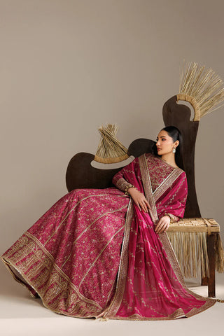 Jazmin - EMBROIDERED RAW SILK UR-7084