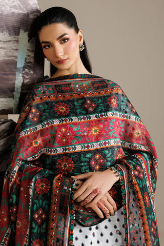 Jazmin - EMBROIDERED RAW SILK UR-7077