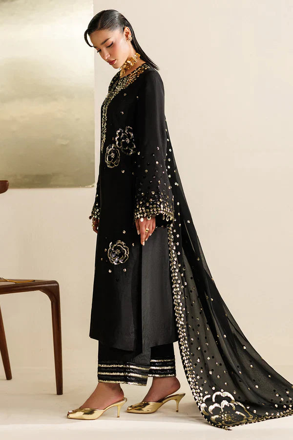 Jazmin - Embroidered Raw Silk UR-7065