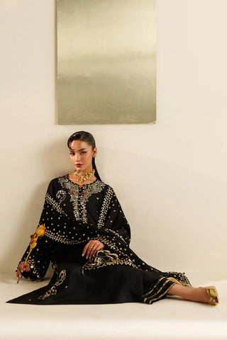 Jazmin - Embroidered Raw Silk UR-7065