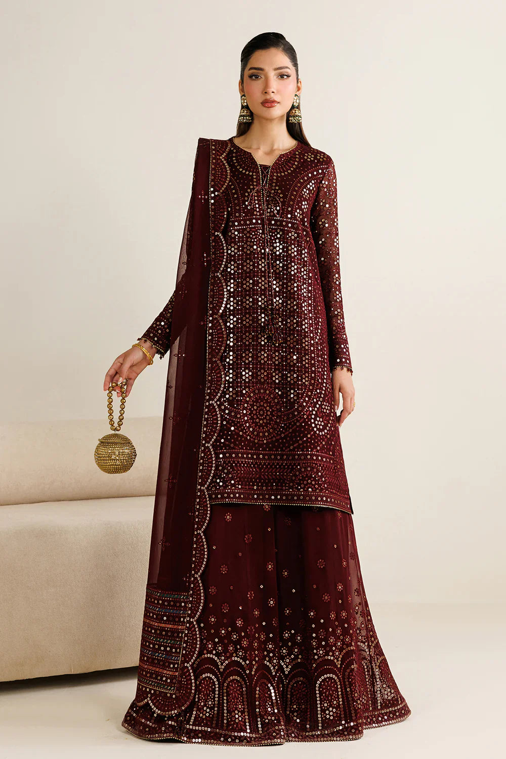 Jazmin - EMBROIDERED CHIFFON UC-3126