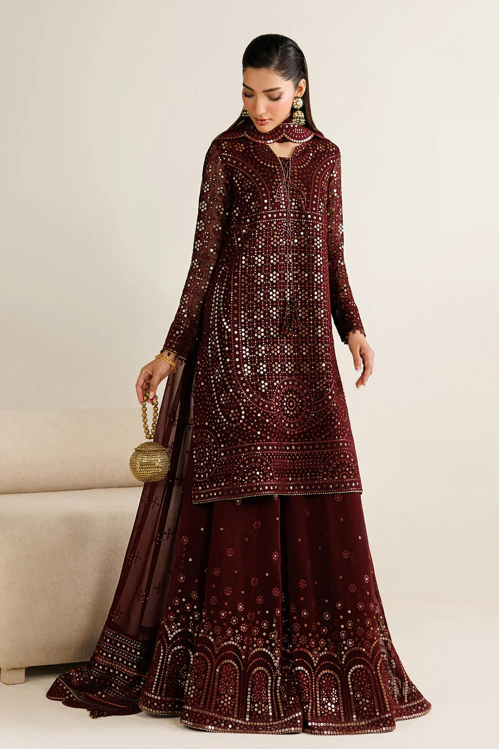 Jazmin - EMBROIDERED CHIFFON UC-3126
