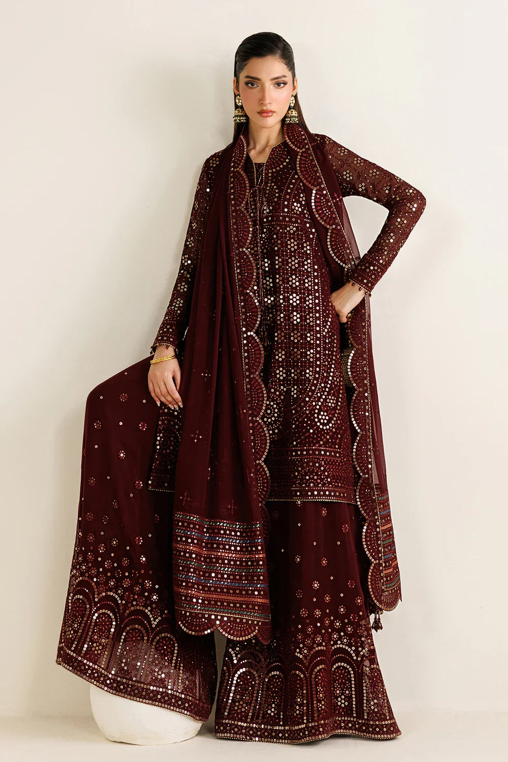 Jazmin - EMBROIDERED CHIFFON UC-3126