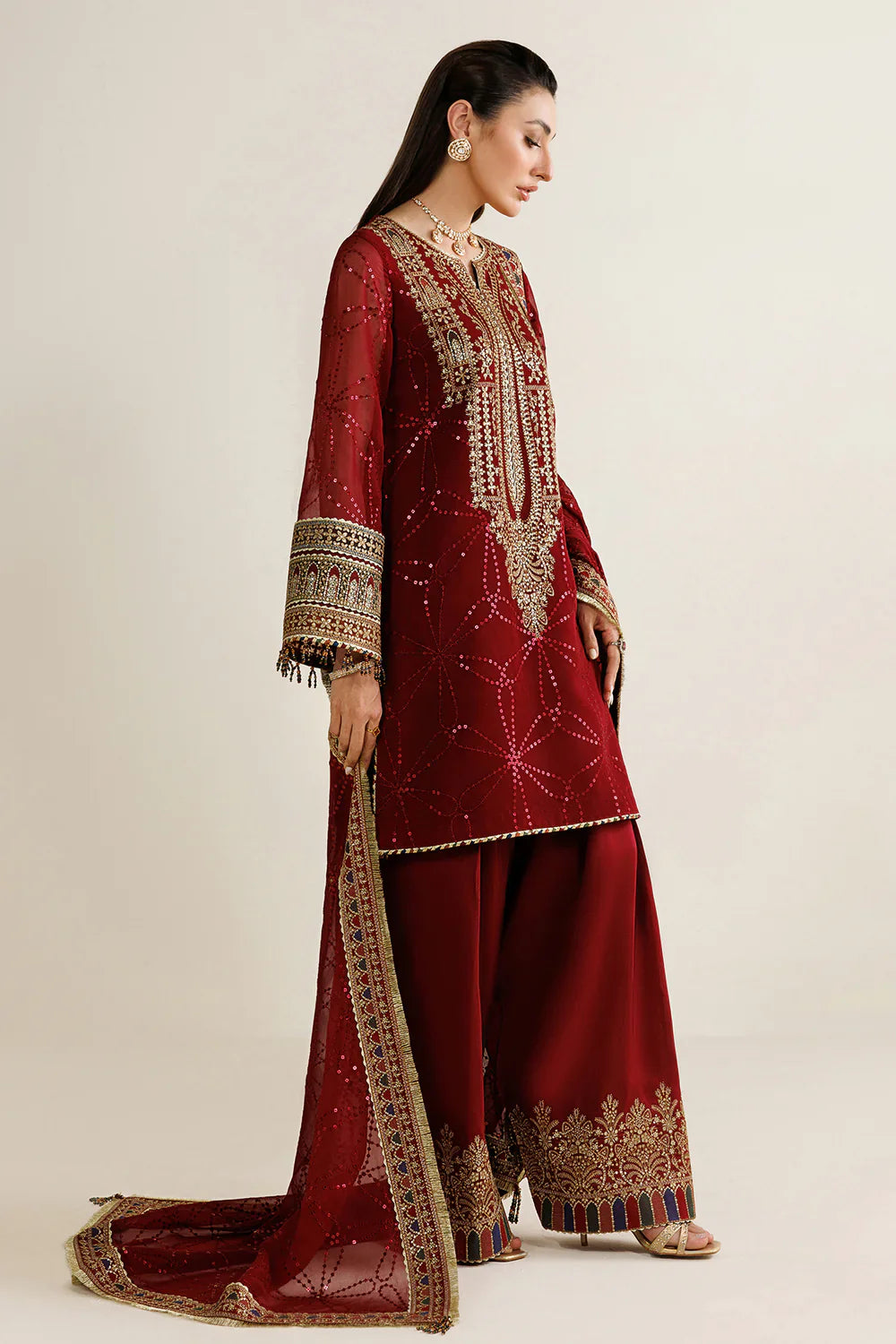 Jazmin - EMBROIDERED CHIFFON UC-3124