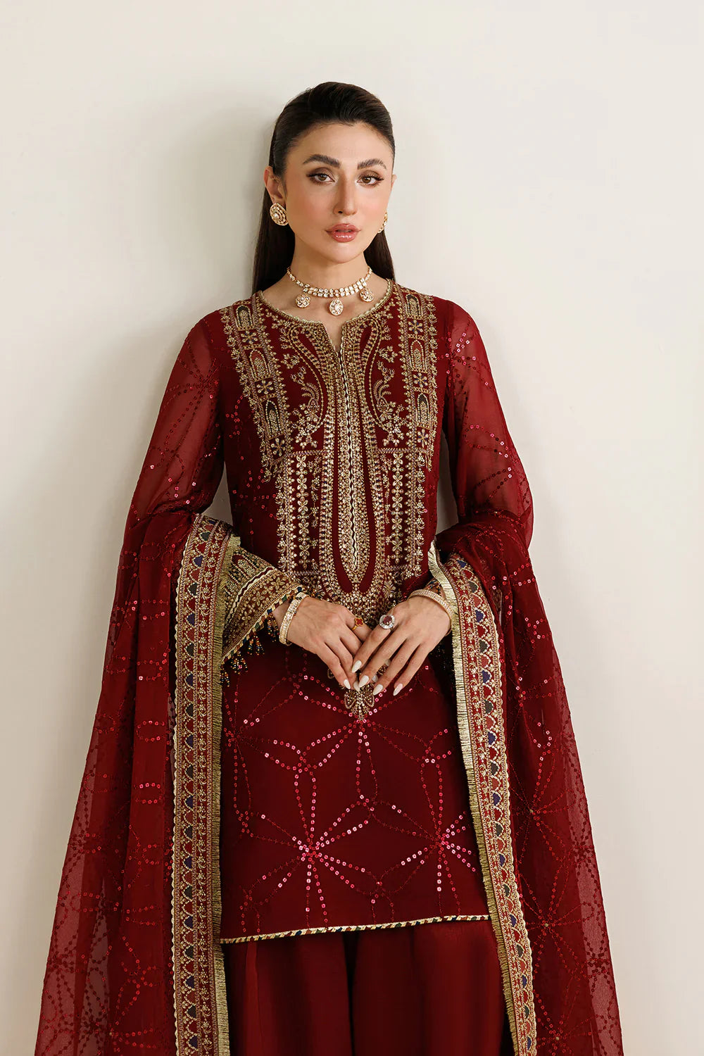 Jazmin - EMBROIDERED CHIFFON UC-3124