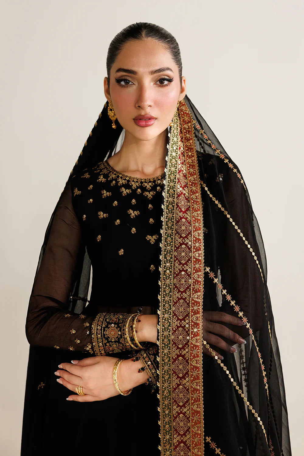 Jazmin - EMBROIDERED CHIFFON UC-3125