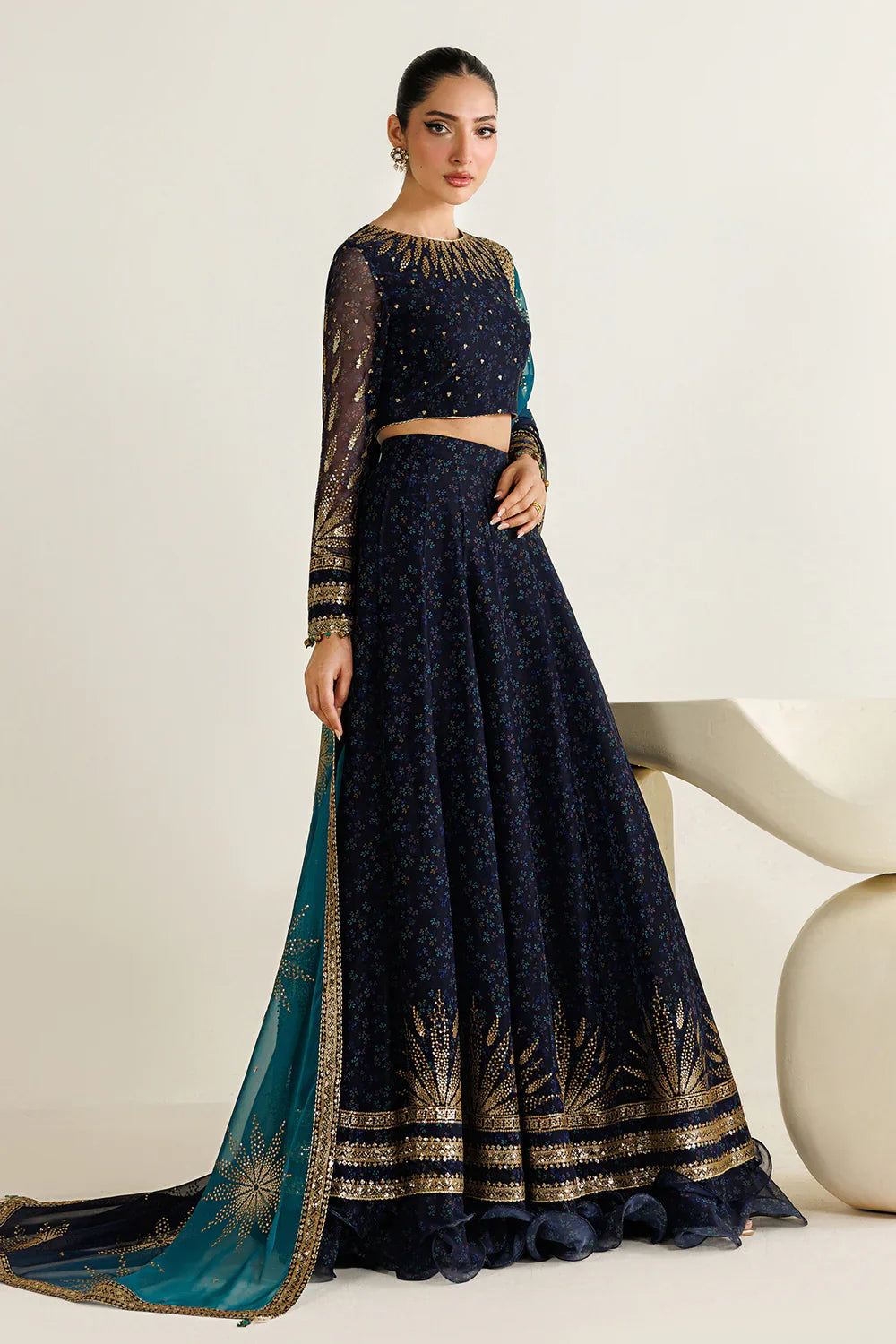 Jazmin - EMBROIDERED CHIFFON UC-3103