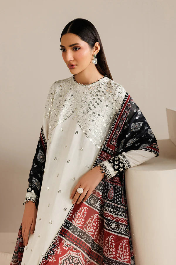 Jazmin - EMBROIDERED RAW SILK UR-7080