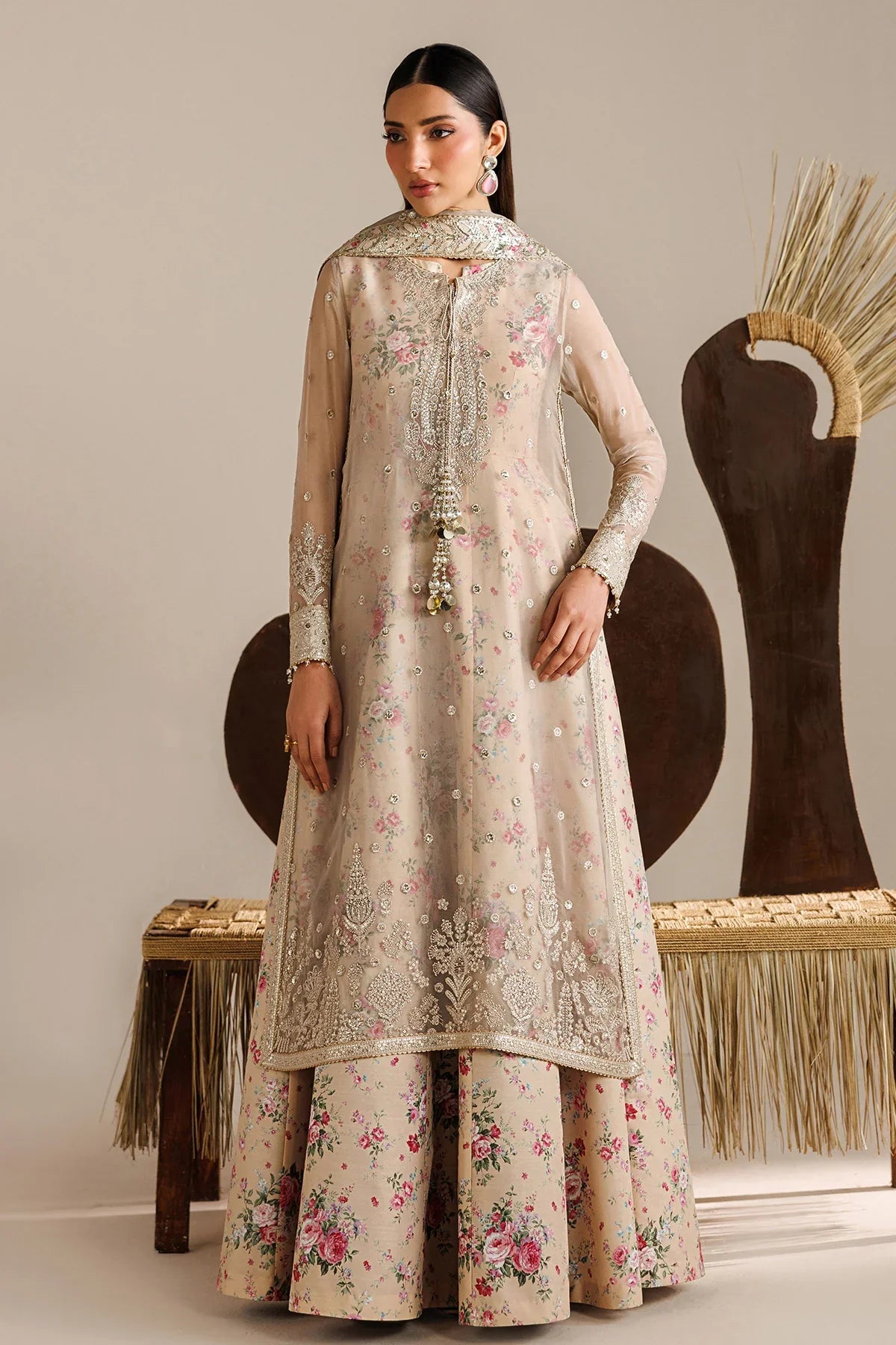 Jazmin - EMBROIDERED CHIFFON UC-3117
