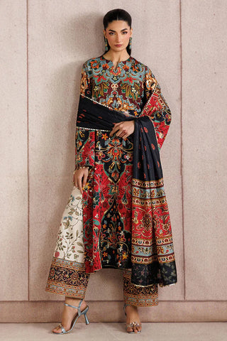 Jazmin - EMBROIDERED RAW SILK UR-7083