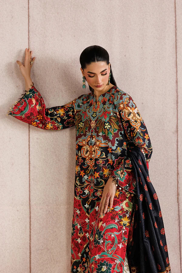 Jazmin - EMBROIDERED RAW SILK UR-7083