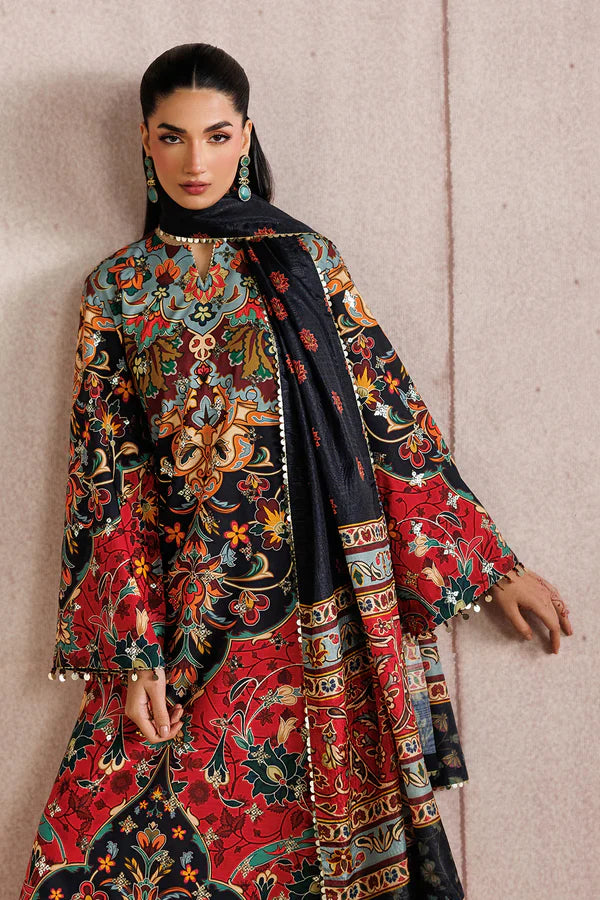 Jazmin - EMBROIDERED RAW SILK UR-7083